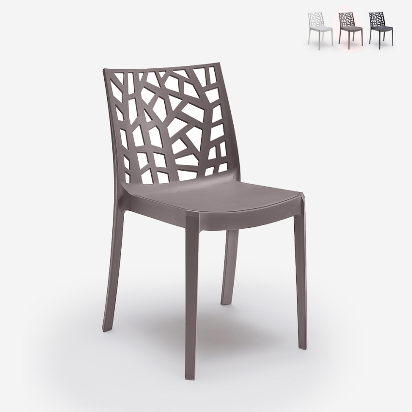 Stock de 23 sillas apilables modernas fuera de bar restaurante Matrix Bica Venta Stock de 23 sillas apilables modernas fuera de bar restaurante Matrix Bica Venta