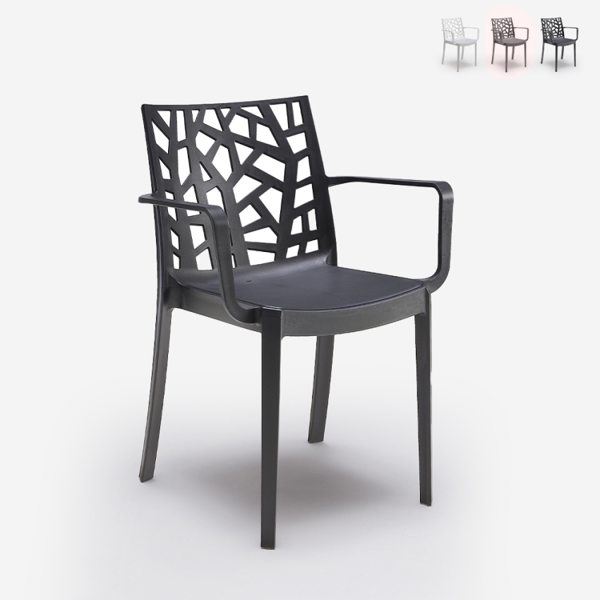 Silla de jardín exterior moderna con reposabrazos Matrix Armchair BICA Venta