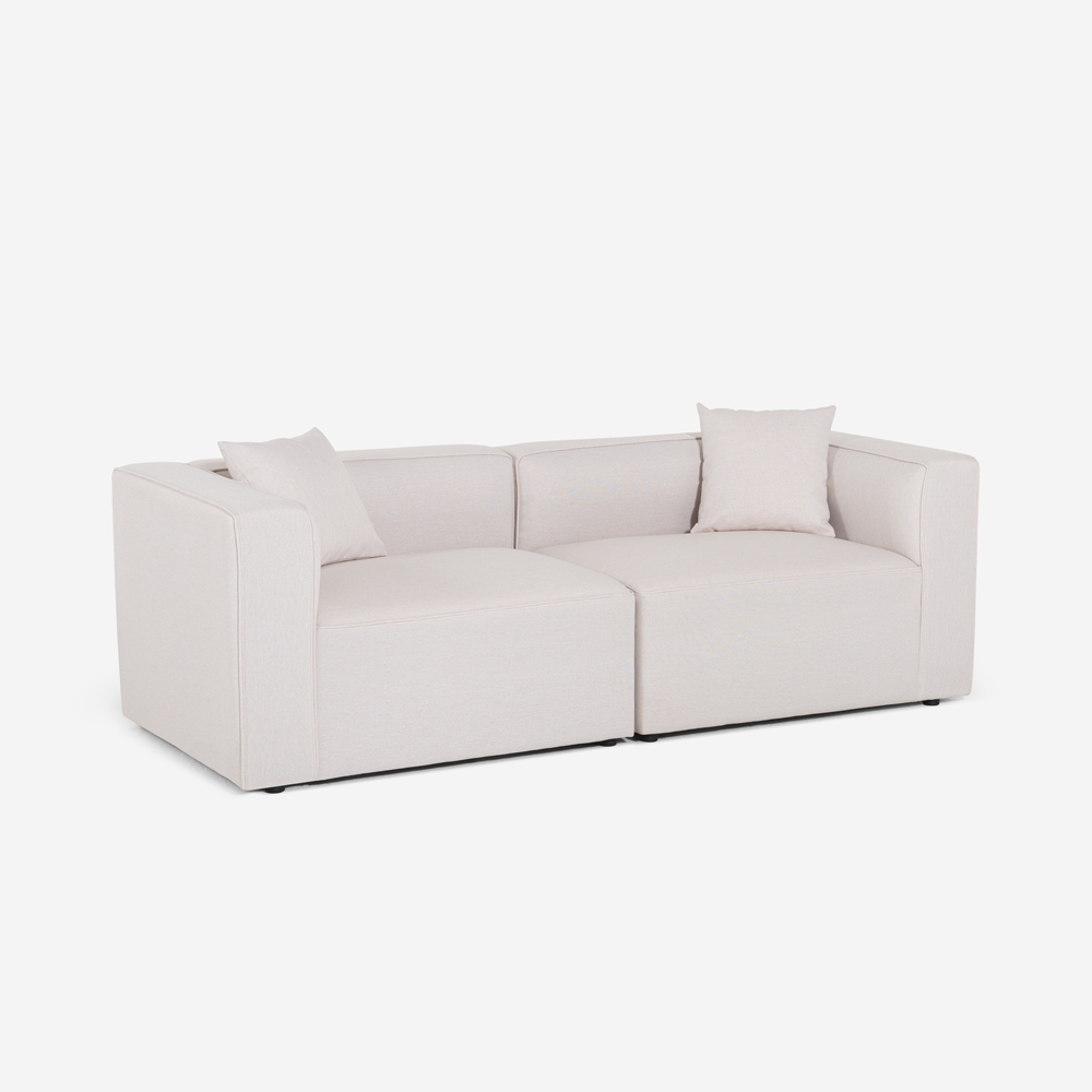 Sofá de 3 plazas modular y moderno para el salón de tela Neko Promoción