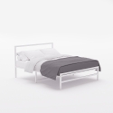 Cama doble de metal con somier de lamas 160 x 200 Skjern Elección