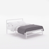 Cama doble de metal con somier de lamas 160 x 200 Skjern Elección