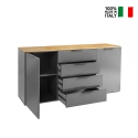 Aparador moderno cocina salón comedor 4 cajones 2 puertas Klihe Venta