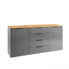 Aparador moderno cocina salón comedor 4 cajones 2 puertas Klihe Oferta