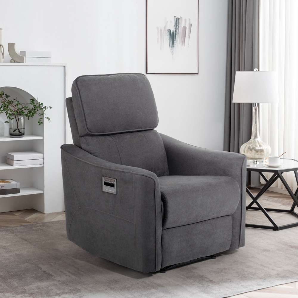  Sillón relax reclinable eléctrico con cargador inalámbrico USB Eleonora Promoción

