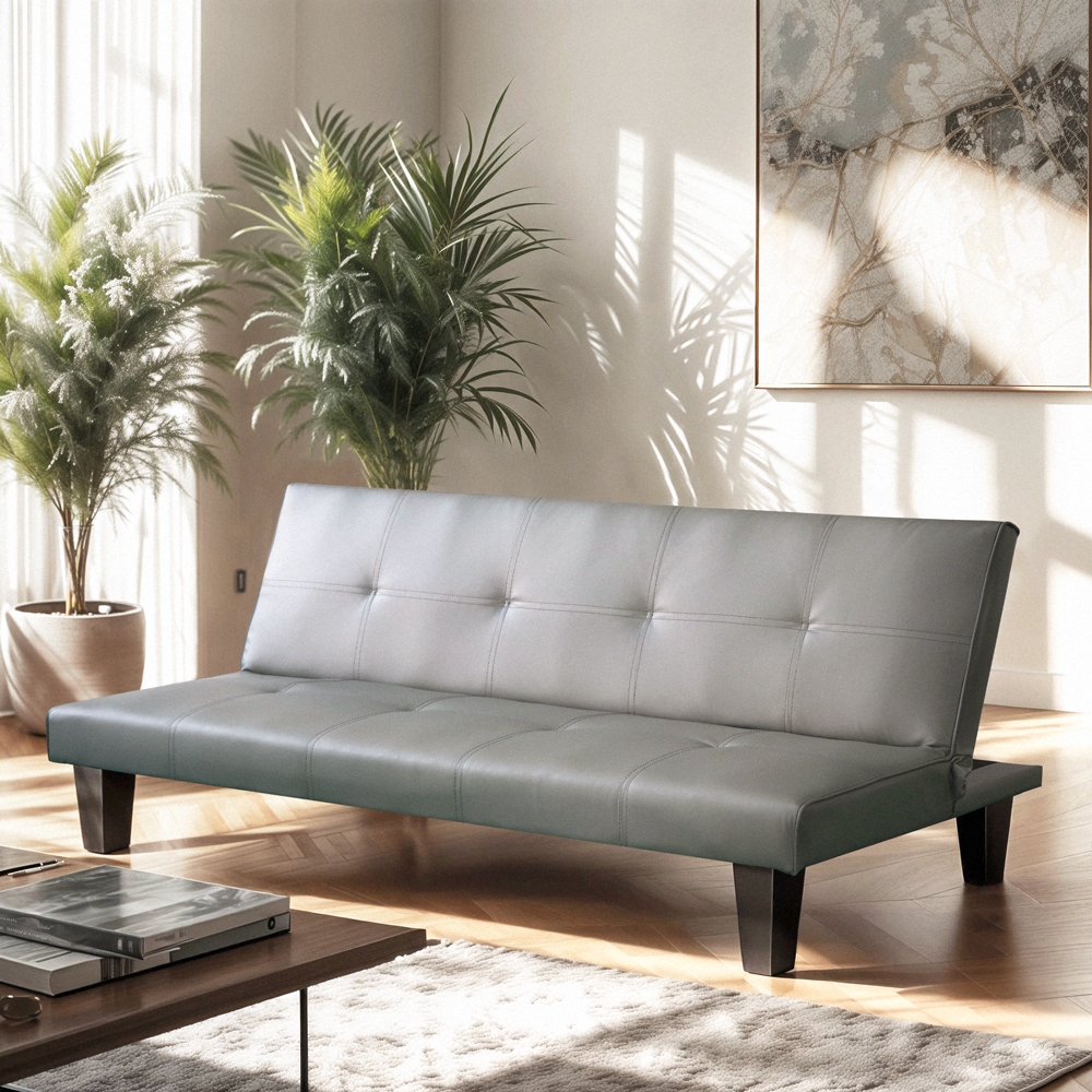 Sofá cama 2 plazas apertura clic clac diseño moderno Neluba Lux