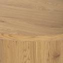 Mesa de comedor y cocina redonda de 120cm de madera con base-columna Bering Oferta