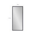 Espejo de pie o pared diseño moderno 180x80cm color gris Heima Catálogo