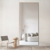 Espejo de suelo y pared dorado 180x80cm para recibidor y dormitorio Hamstur-G Rebajas