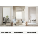 Espejo de suelo y pared dorado 180x80cm para recibidor y dormitorio Hamstur-G Descueto