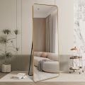 Espejo de diseño para suelo o pared dorado de 180 cm vertical Arsen-G Promoción