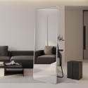 Espejo de pared o con soporte de suelo plateado de 180x80cm Arsen-S Oferta
