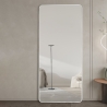 Espejo de pared o con soporte de suelo plateado de 180x80cm Arsen-S Rebajas