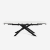 Mesa extensible efecto mármol 160-240x90cm comedor y cocina diseño moderno Quito Precio