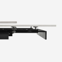 Mesa extensible efecto mármol 160-240x90cm comedor y cocina diseño moderno Quito Compra