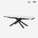 Mesa extensible efecto mármol 160-240x90cm comedor y cocina diseño moderno Quito Venta