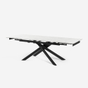 Mesa extensible efecto mármol 160-240x90cm comedor y cocina diseño moderno Quito Características
