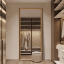 Espejo de pared o de suelo 180x80cm clásico dorado Vestur-G Rebajas