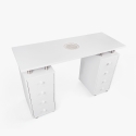 Mesa de manicura y reconstrucción de uñas con aspirador y 8 cajones Squoval Elección