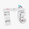 Mesa de manicura y reconstrucción de uñas con aspirador y 8 cajones Squoval Promoción
