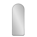 Espejo de pared con marco negro 170x65cm diseño moderno Selur Venta