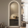 Espejo de pared moderno retroiluminado 170x65cm con luz led Stjarna Rebajas