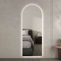 Espejo de pared moderno retroiluminado 170x65cm con luz led Stjarna Descueto