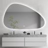 Espejo de baño antivaho de diseño moderno y retroiluminado Humar Rebajas