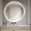 Espejo redondo de 70 cm para baño con retroiluminación y antivaho Veski XL Oferta