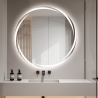 Espejo redondo de 70 cm para baño con retroiluminación y antivaho Veski XL Oferta