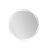 Espejo de baño redondo retroiluminado de 60 cm antivaho Veski L Venta