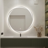 Espejo redondo de 70 cm para baño con retroiluminación y antivaho Veski XL Rebajas