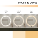Espejo redondo de 70 cm para baño con retroiluminación y antivaho Veski XL Catálogo