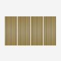 4 paneles decorativos de pared de madera efecto dorado 120x60cm Tabb-GO Promoción