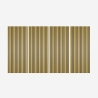 4 paneles decorativos de pared de madera efecto dorado 120x60cm Tabb-GO Promoción