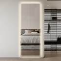 Espejo led de pared rectangular 170x65cm retroiluminado Trefil Rebajas