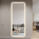 Espejo led de pared rectangular 170x65cm retroiluminado Trefil Descueto
