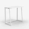 Escritorio plegable compacto 80x45x75 blanco para despacho Wolly B Venta