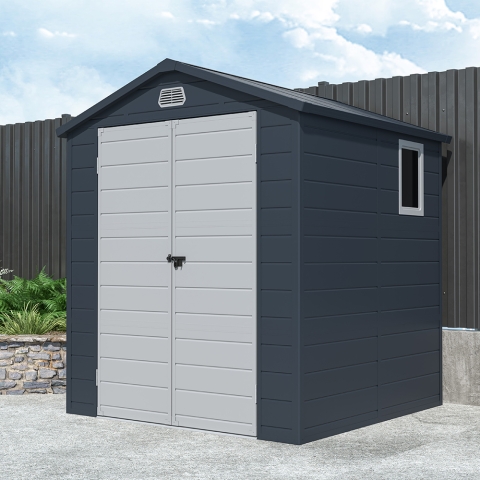 Caseta para herramientas de jardín de polipropileno 192x190x219cm Bracciano Promoción