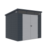 Casita caja herramientas de jardín en polipropileno 238x191x215cm Bolsena Oferta