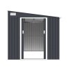 Caseta de metal para jardín porta herramientas 214x257x193cm Ostuni Descueto
