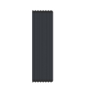 Leñera para jardín de metal para exterior 110x52x180 cm Courmayeur Oferta