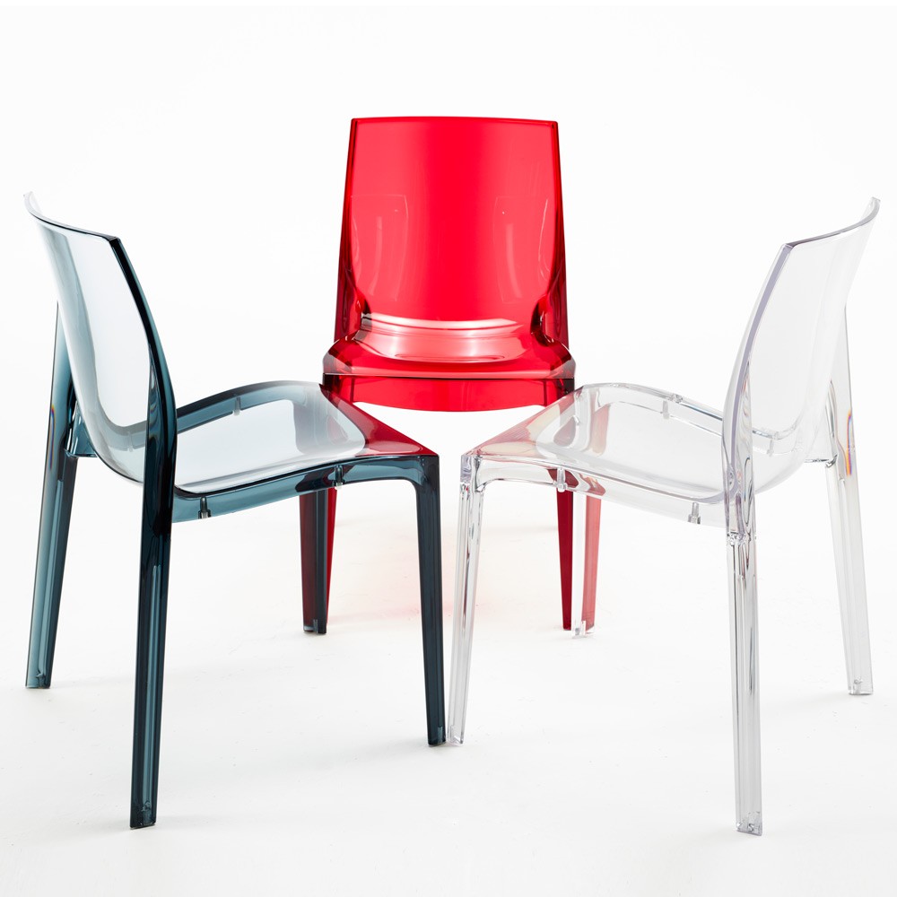 sillas para exteriores transparentes policarbonato FEMME FATALE
