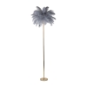 Lámpara de pie con pantalla de plumas y 3 puntos de luz h160cm Palm L Compra