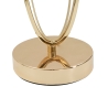 Lámpara de mesa elegante con base dorada y pantalla beige Flush M Rebajas