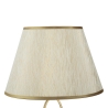 Lámpara de mesa elegante con base dorada y pantalla beige Flush M Catálogo