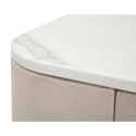 Consola de entrada con 2 cajones y patas doradas 70x40cm Beauty Elección