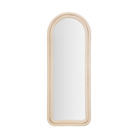 Espejo de pared o de suelo en arco de terciopelo 60x160cm Cloe Promoción