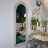 Espejo de pared o de suelo en arco de terciopelo 60x160cm Cloe Venta