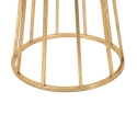Mesa decorativa alta redonda para sala de estar en metal dorado glam 38cm Stick Catálogo