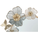Espejo redondo de pared con decoraciones florales 3D Amy Oferta